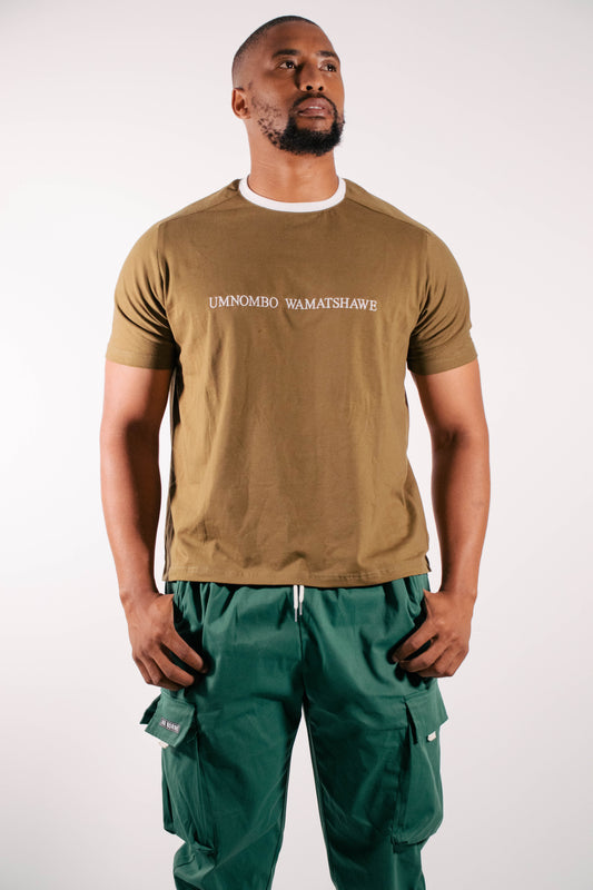 UMNOMBO WAMATSHAWE T-Shirt Brown