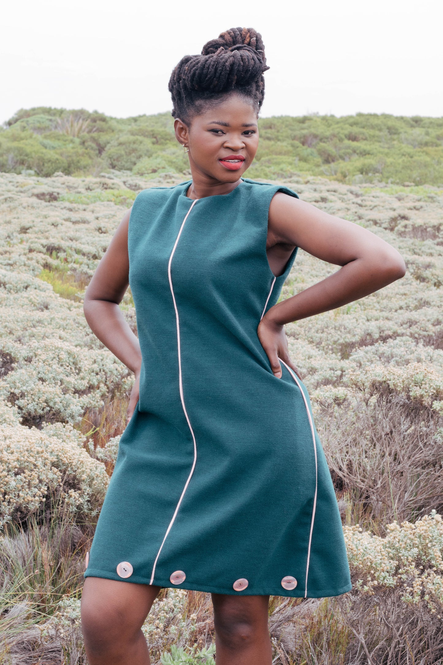 Nkosazana Dress Bottlegreen
