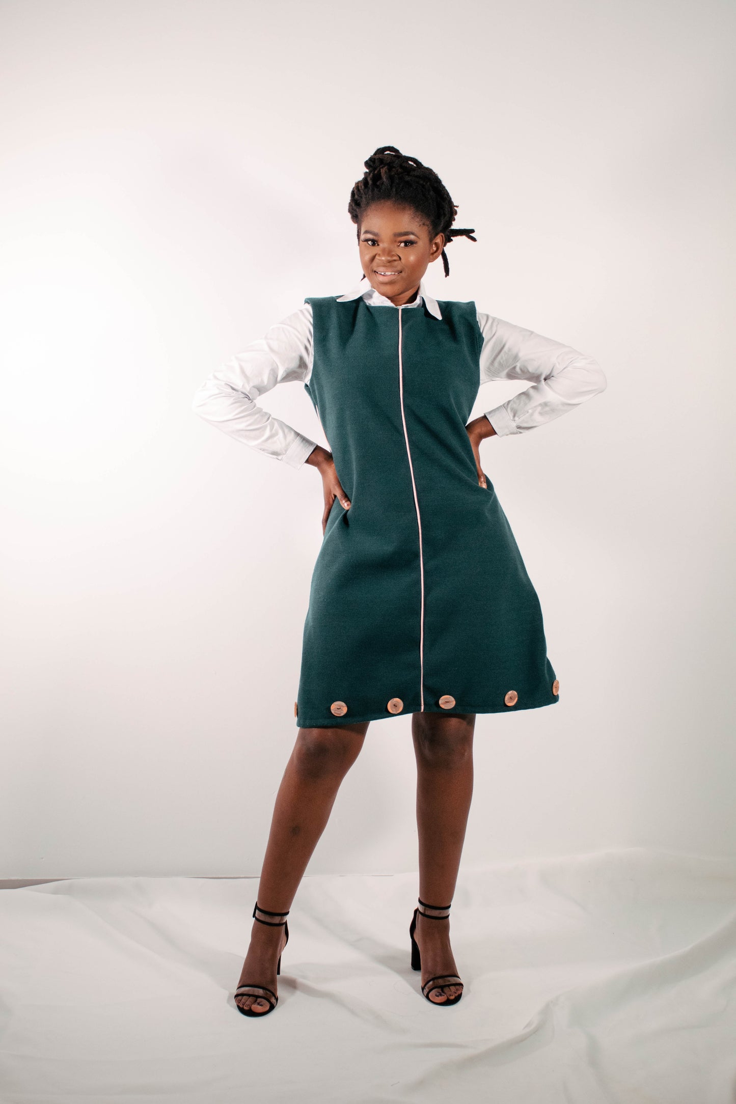 Nkosazana Dress Bottlegreen