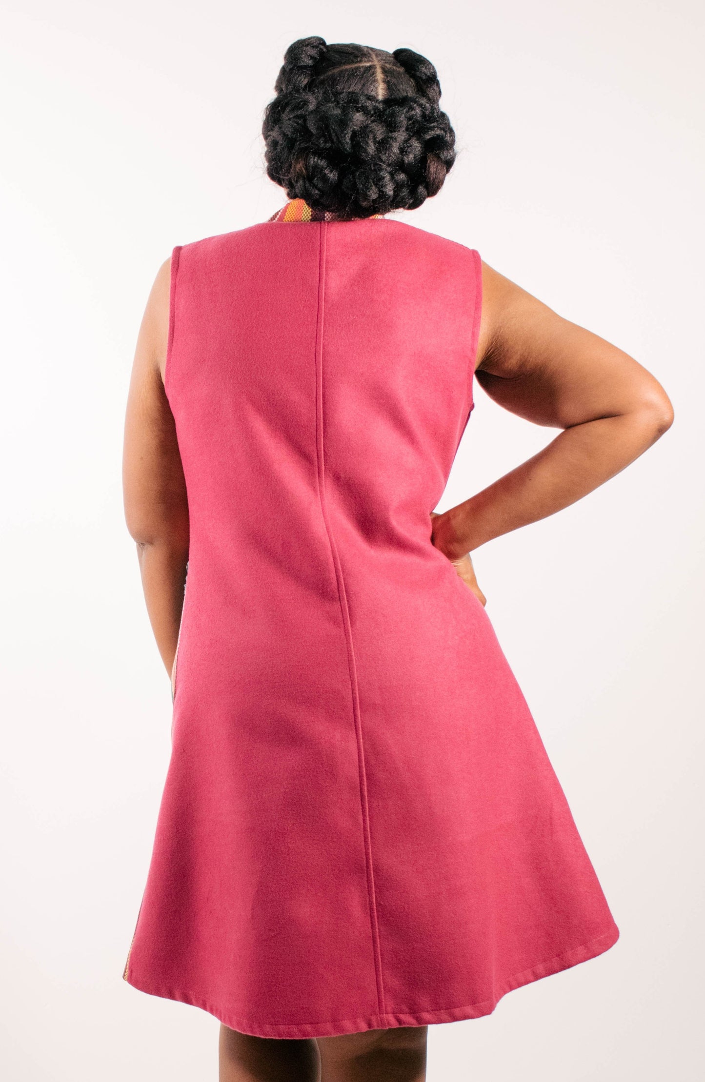 Yivani Pink Denim Dress
